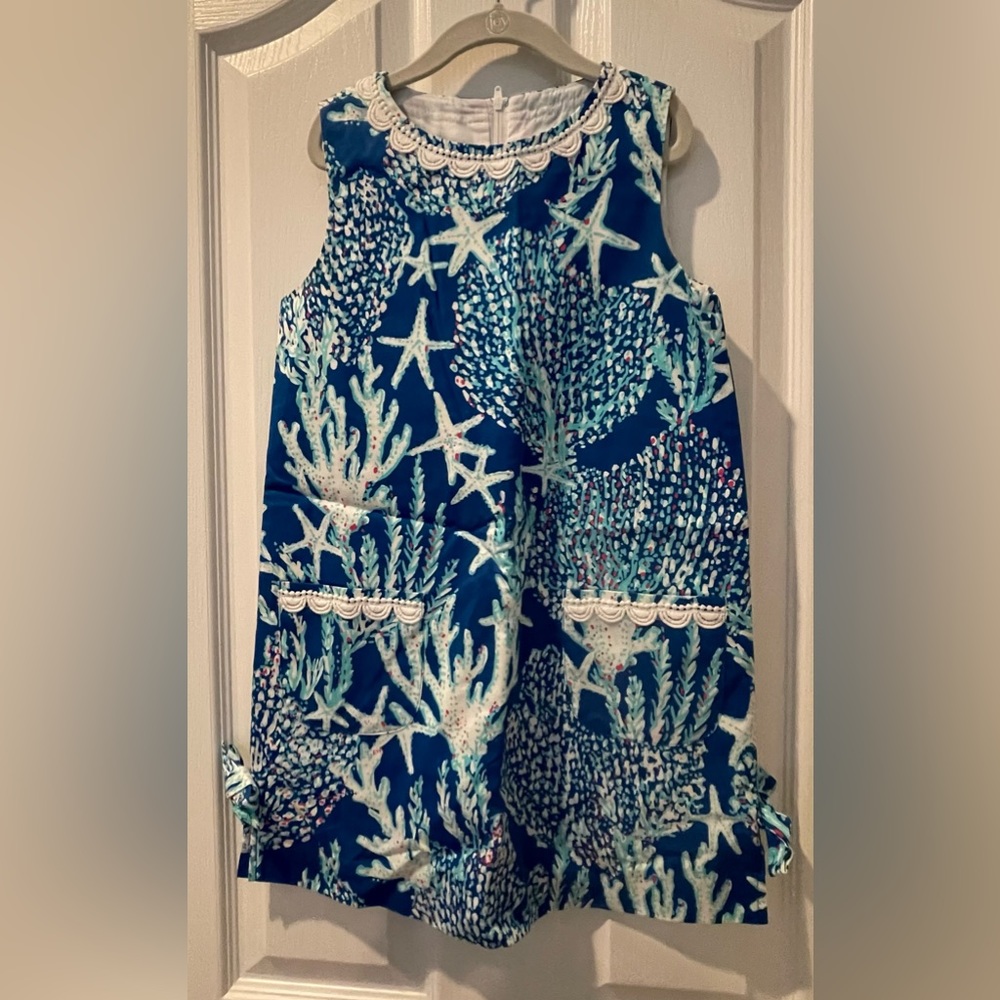 Girls Lilly Pulitzer Dress in Good Reef